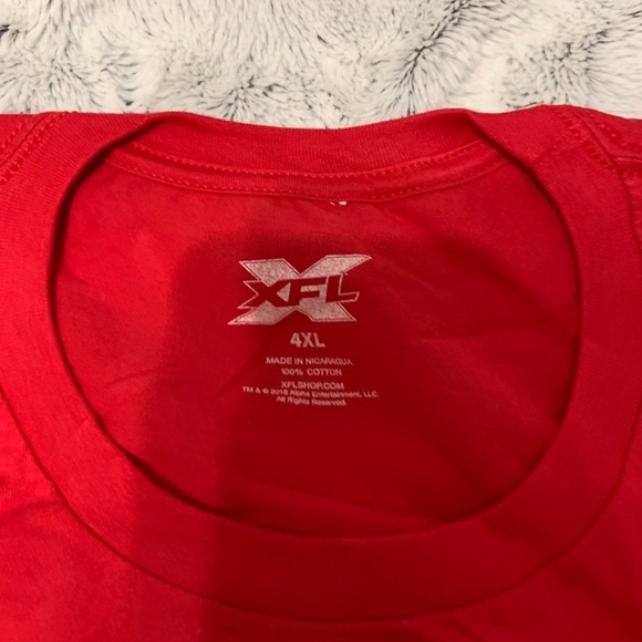 Houston Roughnecks XFL T-Shirt Size 4XL NEW - Picture 3 of 5